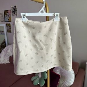 Altar’d state suede star skirt